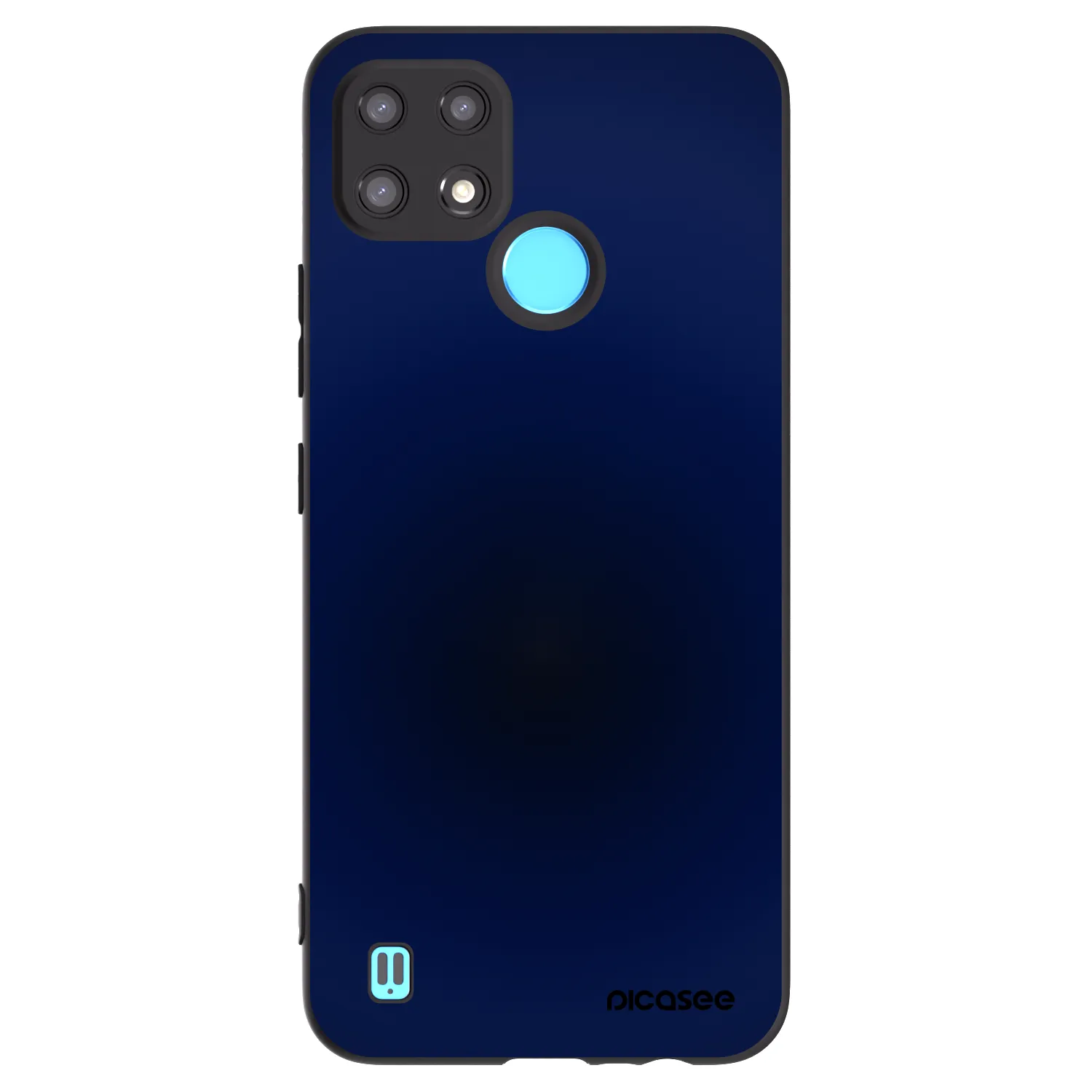 Picasee silikonový černý obal pro Realme C21 - Deep Ocean