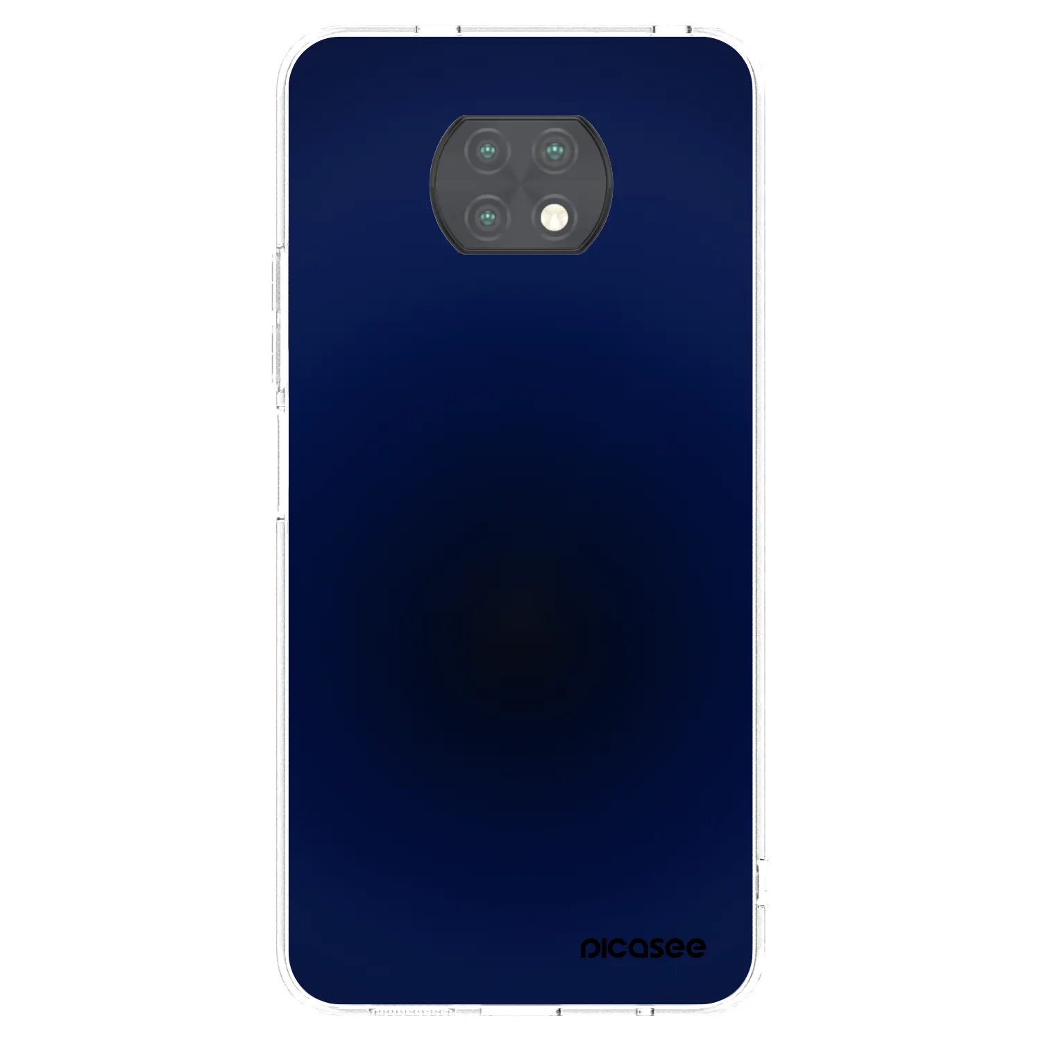 Picasee silikonový průhledný obal pro Xiaomi Redmi Note 9T - Deep Ocean
