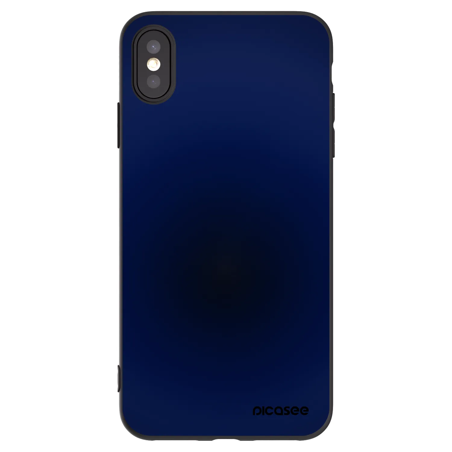 Picasee silikonový černý obal pro Apple iPhone XS Max - Deep Ocean