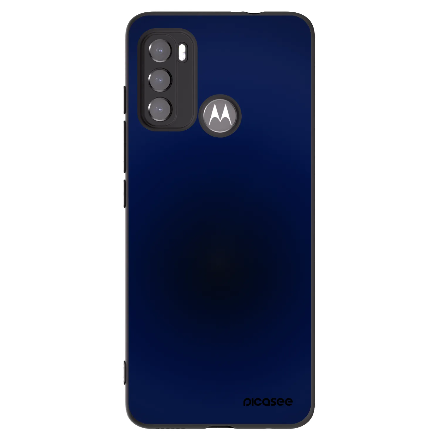 Picasee silikonový černý obal pro Motorola Moto G60 - Deep Ocean