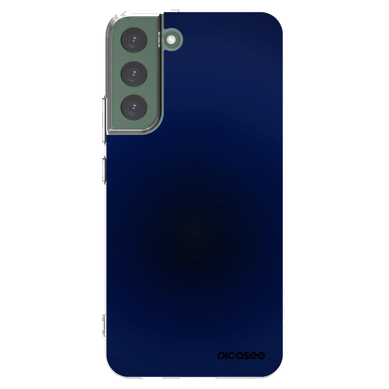 Picasee silikonový průhledný obal pro Samsung Galaxy S22+ 5G - Deep Ocean