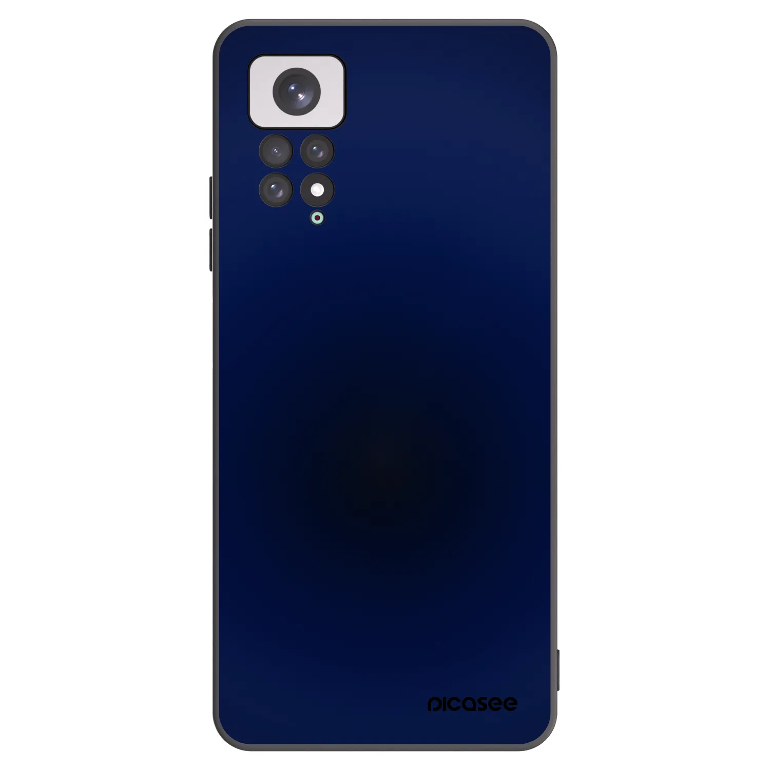 Picasee silikonový černý obal pro Xiaomi Redmi Note 11 - Deep Ocean