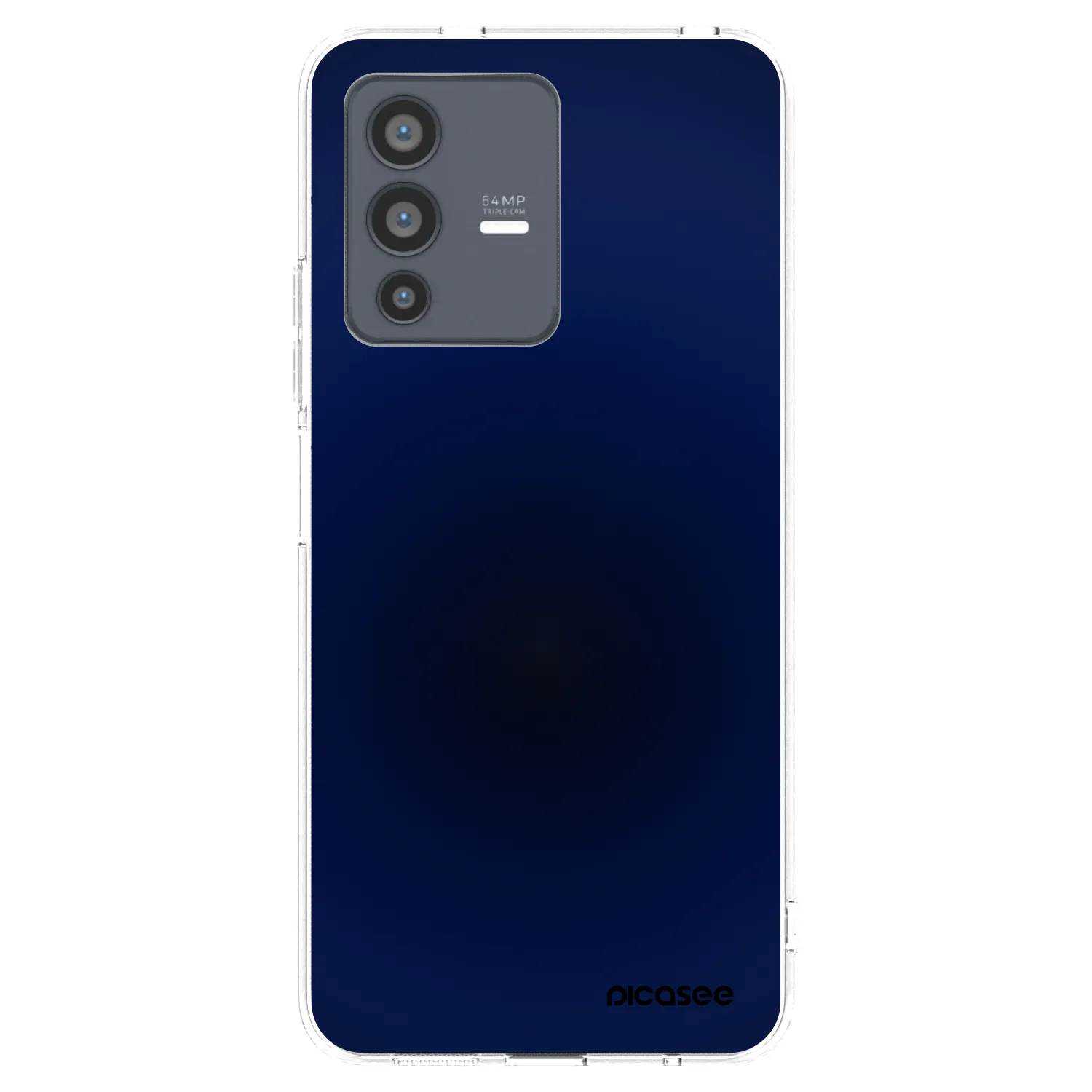 Picasee silikonový průhledný obal pro Vivo V23 5G - Deep Ocean