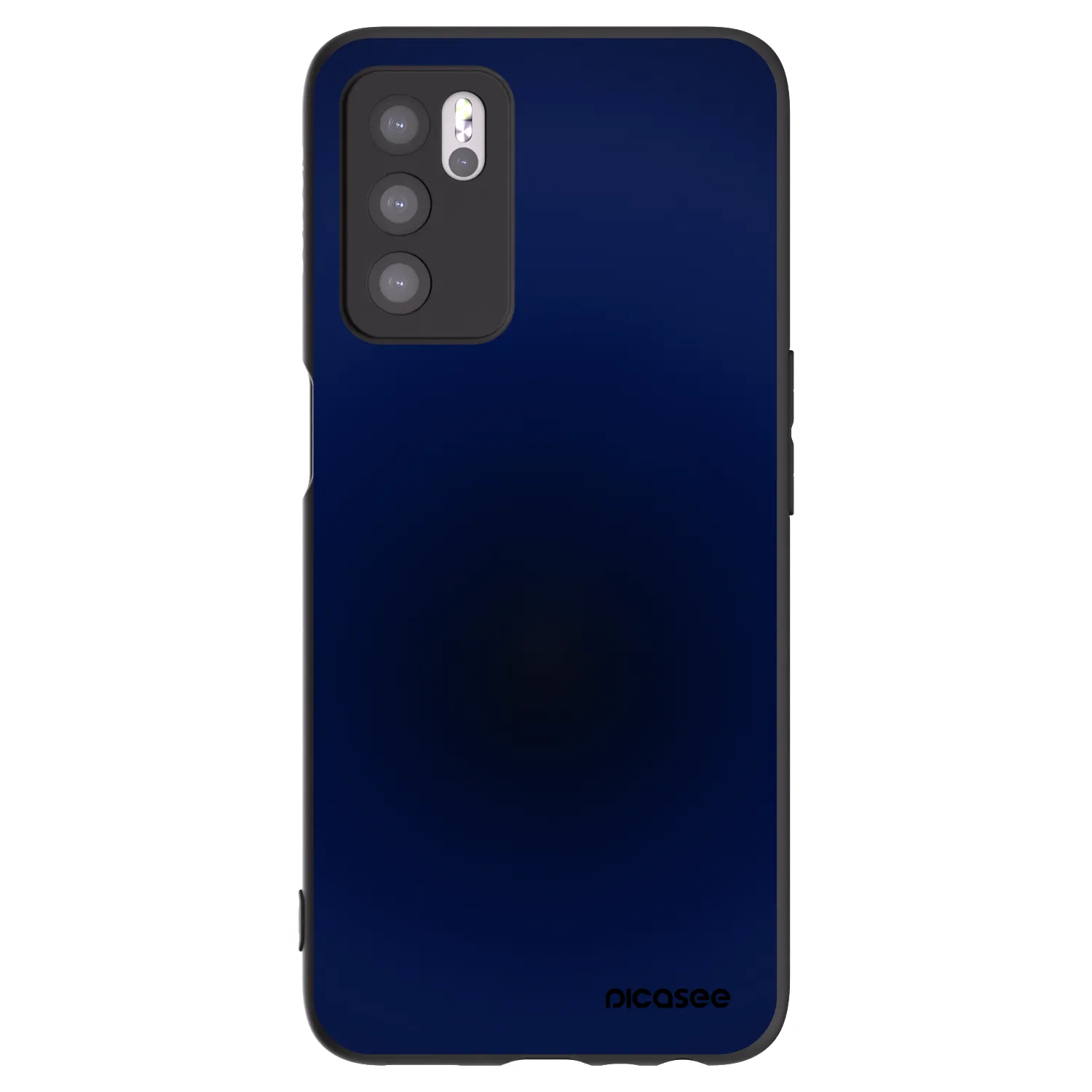 Picasee silikonový černý obal pro OPPO A16s - Deep Ocean