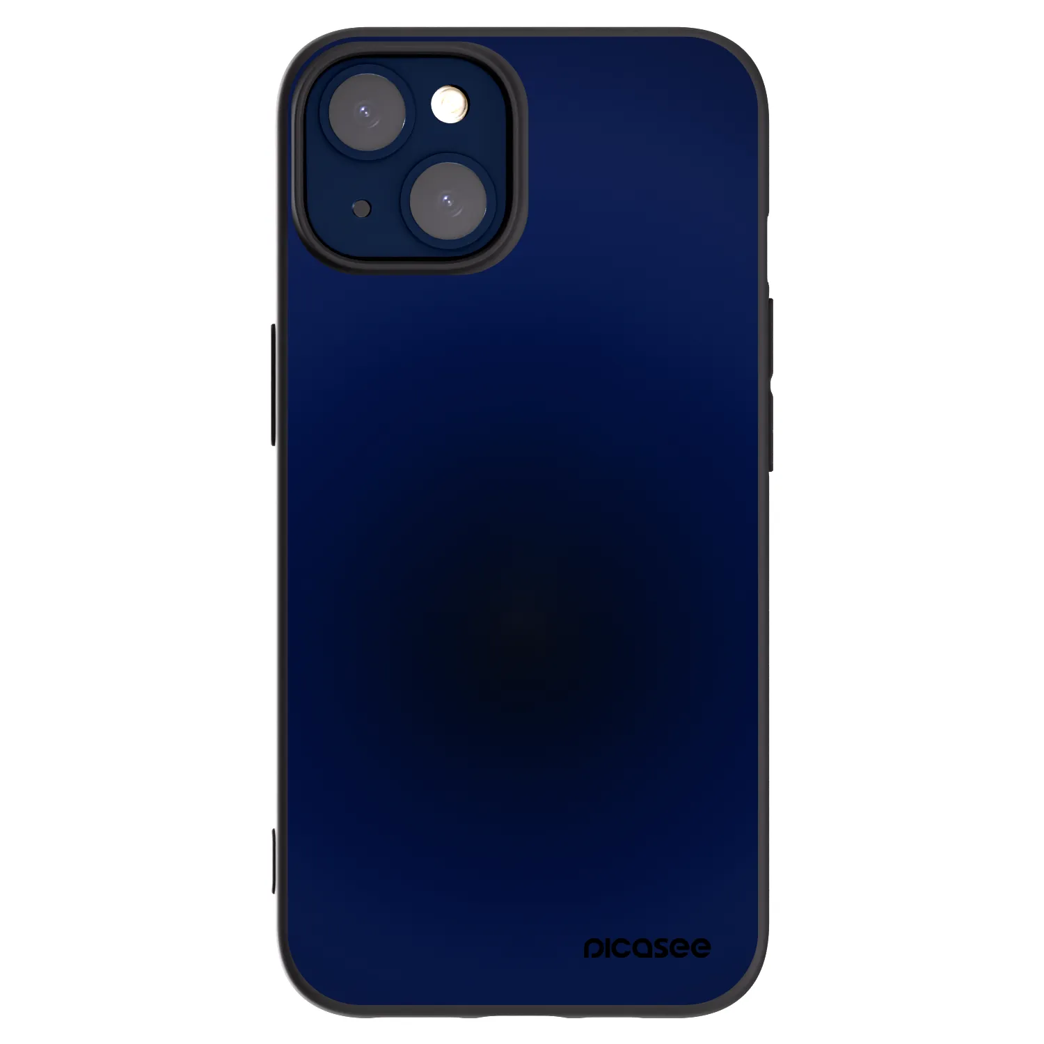 Picasee silikonový černý obal pro Apple iPhone 14 - Deep Ocean