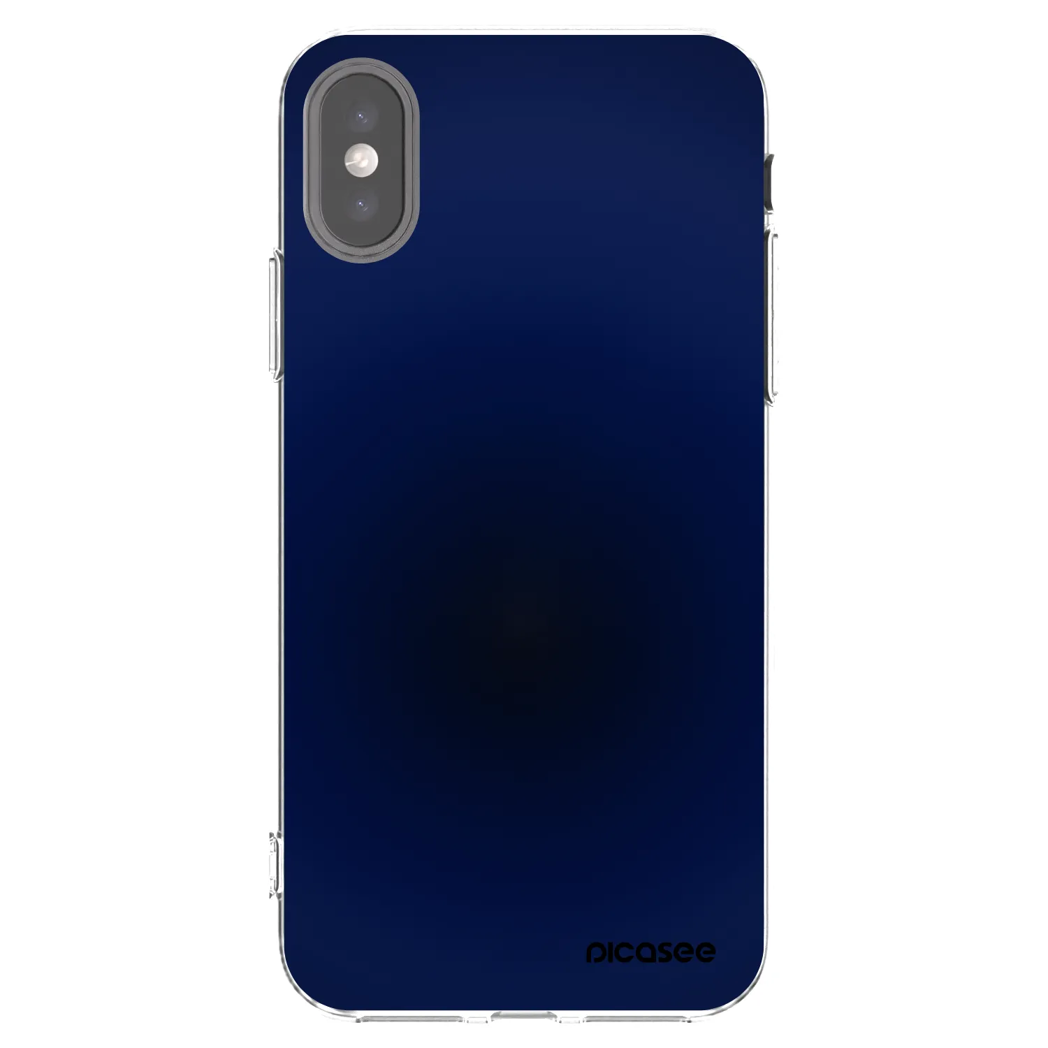 Picasee silikonový průhledný obal pro Apple iPhone X/XS - Deep Ocean