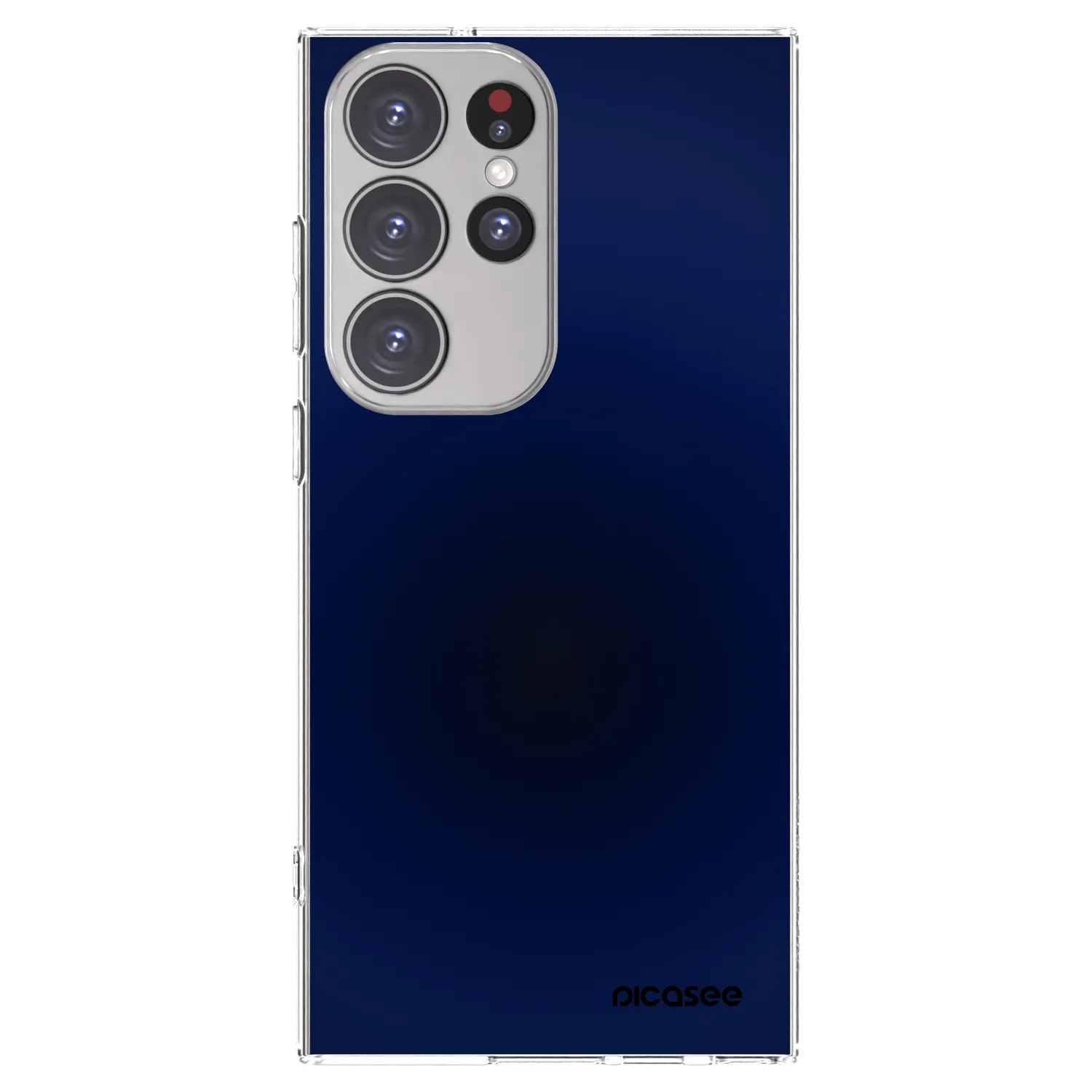 Picasee silikonový průhledný obal pro Samsung Galaxy S23 Ultra 5G - Deep Ocean