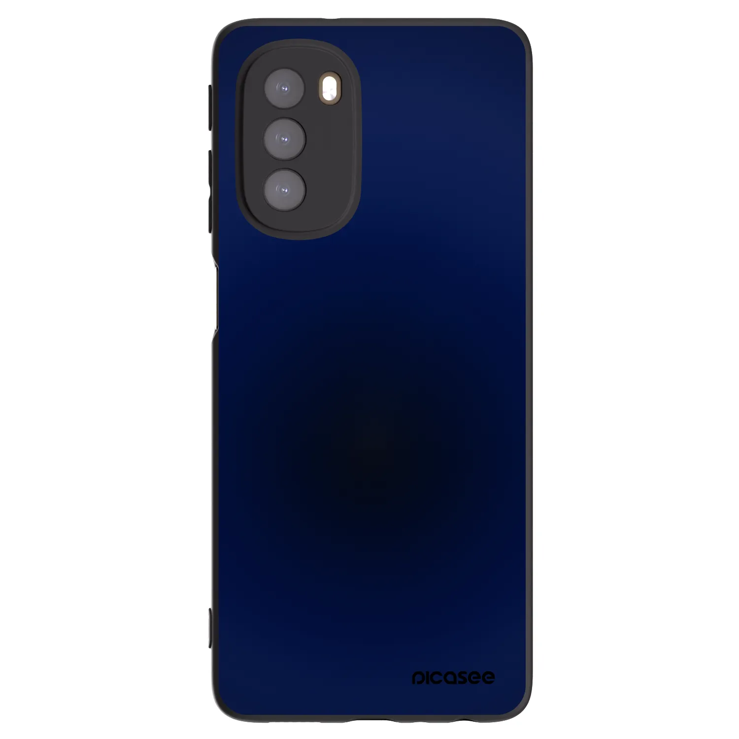 Picasee silikonový černý obal pro Motorola Moto G51 - Deep Ocean