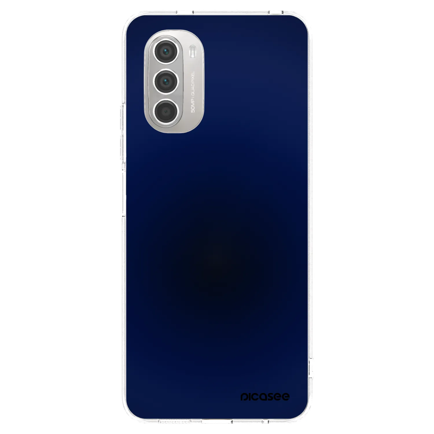 Picasee silikonový průhledný obal pro Motorola Moto G51 - Deep Ocean