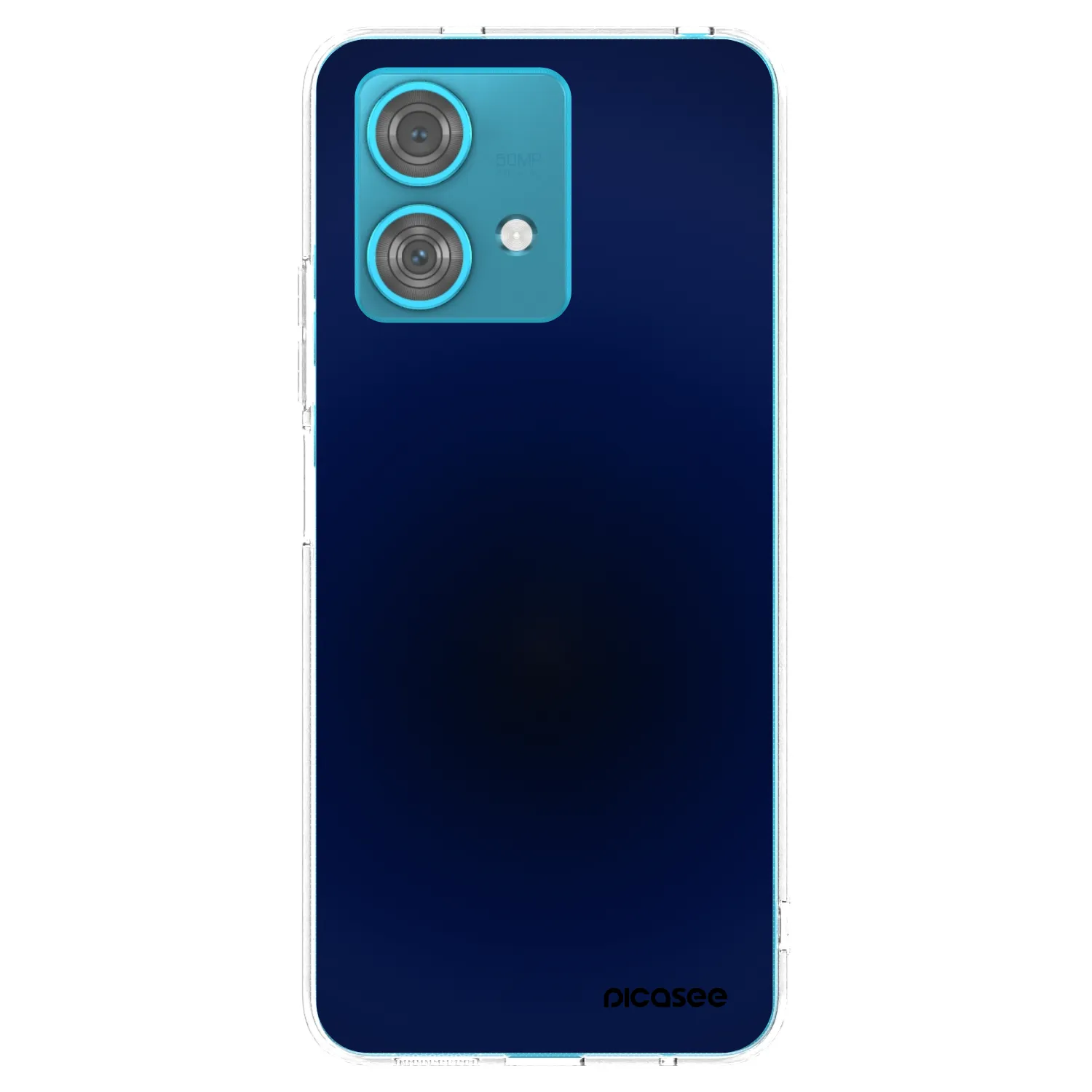 Picasee silikonový průhledný obal pro Motorola Edge 40 Neo - Deep Ocean