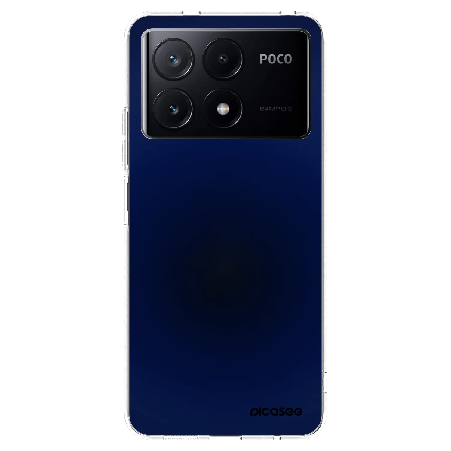 Picasee silikonový průhledný obal pro Xiaomi Poco X6 Pro - Deep Ocean
