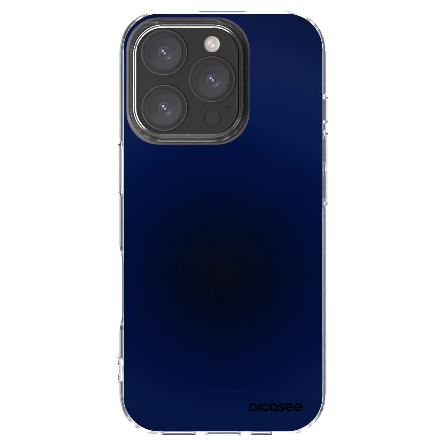 Picasee silikonový průhledný obal pro Apple iPhone 16 Pro - Deep Ocean