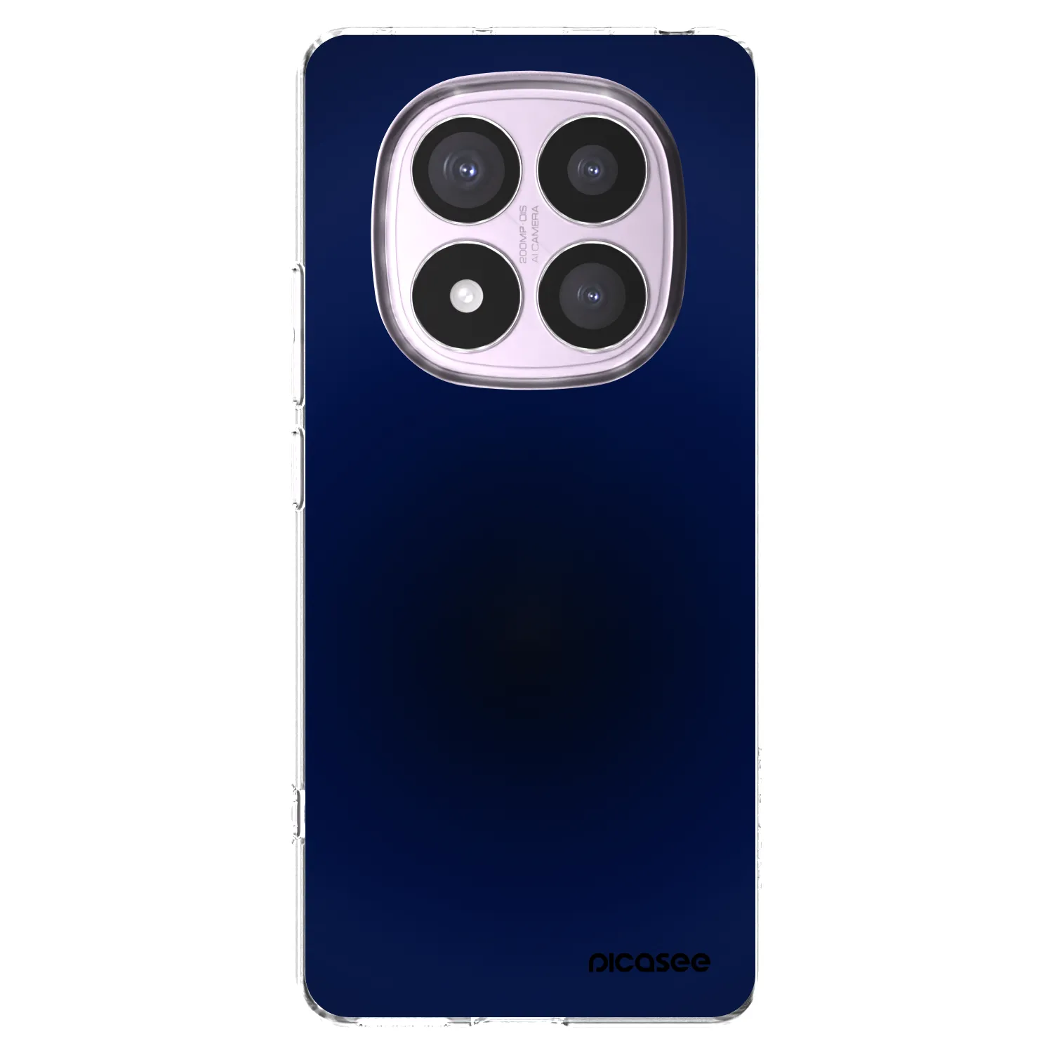 Picasee silikonový průhledný obal pro Xiaomi Redmi Note 14 Pro 5G - Deep Ocean