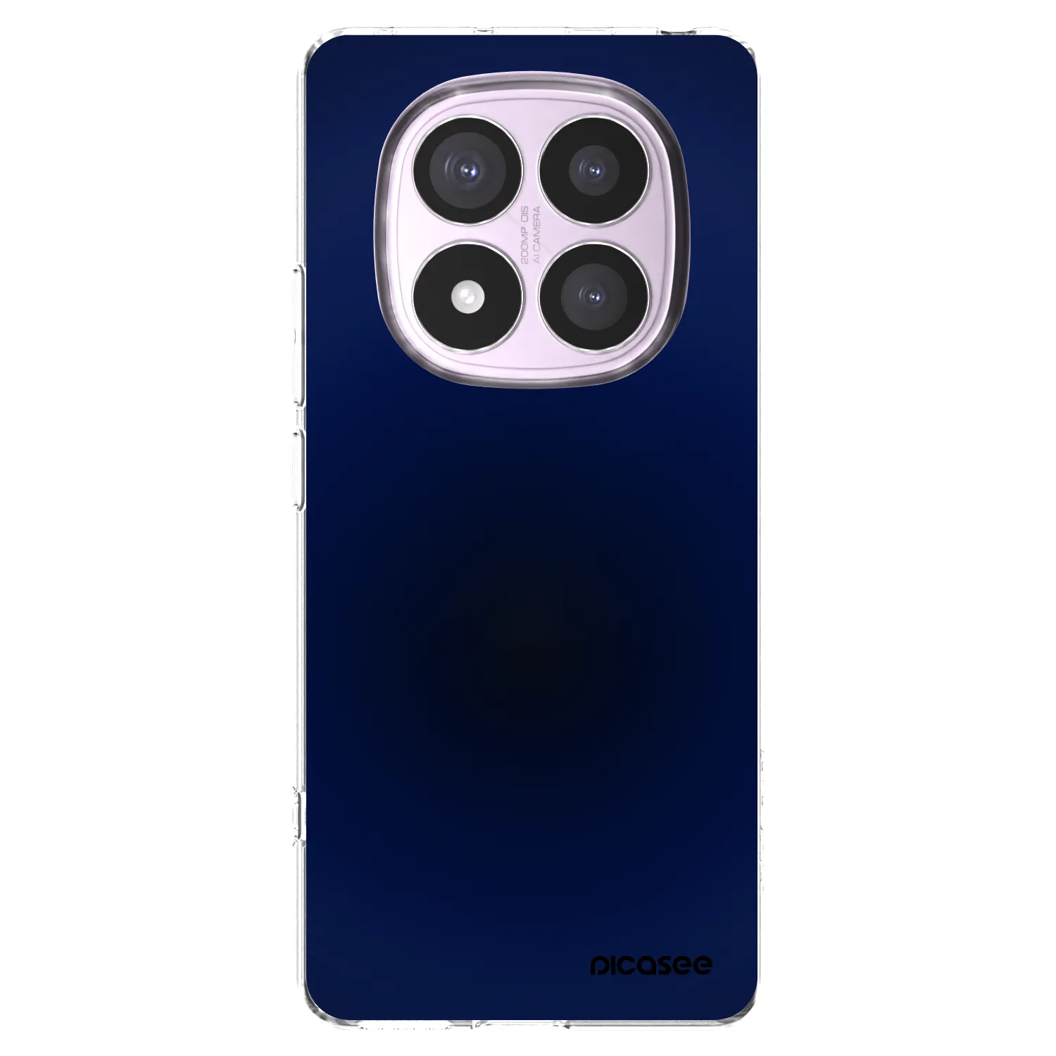 Picasee silikonový průhledný obal pro Xiaomi Redmi Note 14 Pro 4G - Deep Ocean