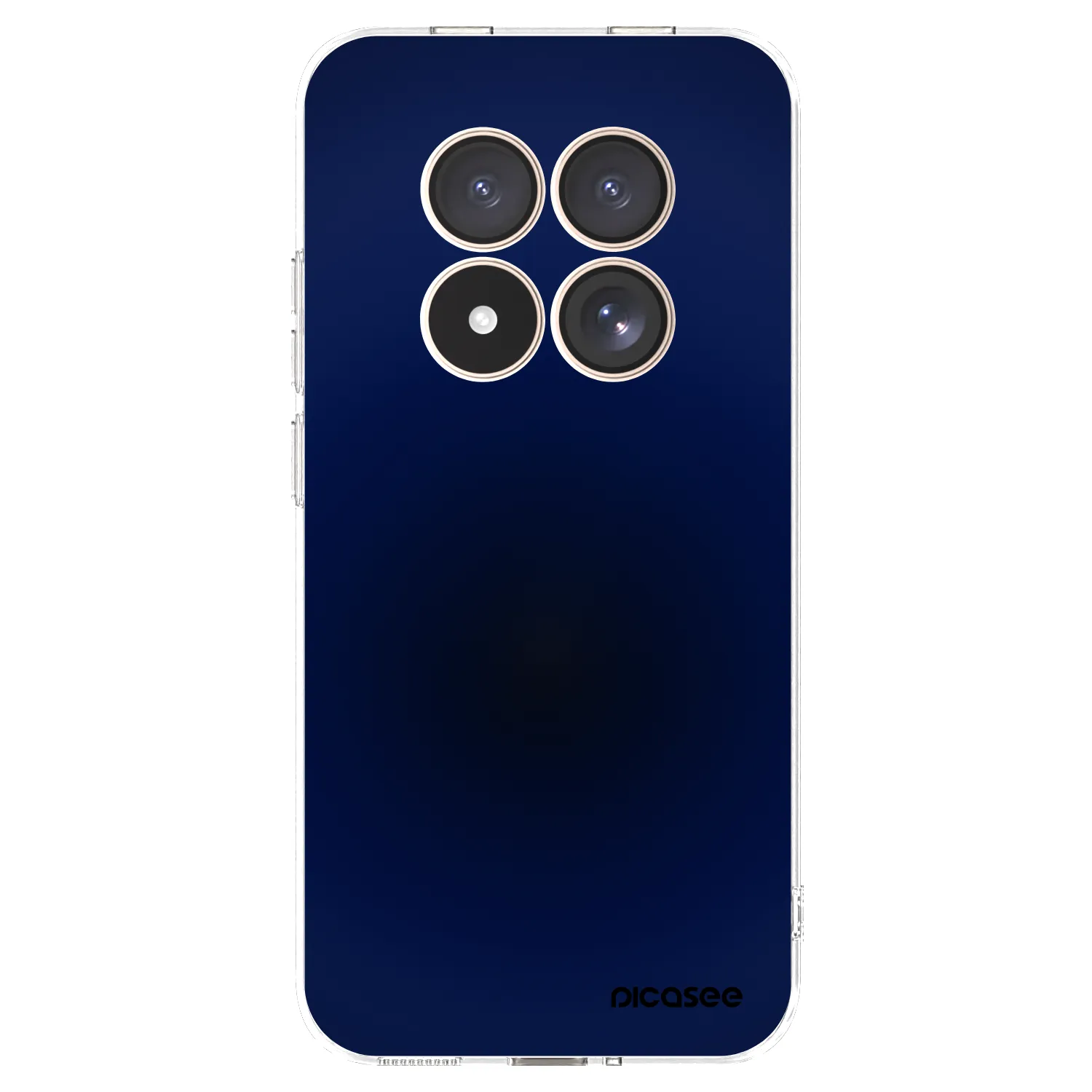 Picasee silikonový průhledný obal pro Xiaomi Redmi Note 15 Pro 4G - Deep Ocean