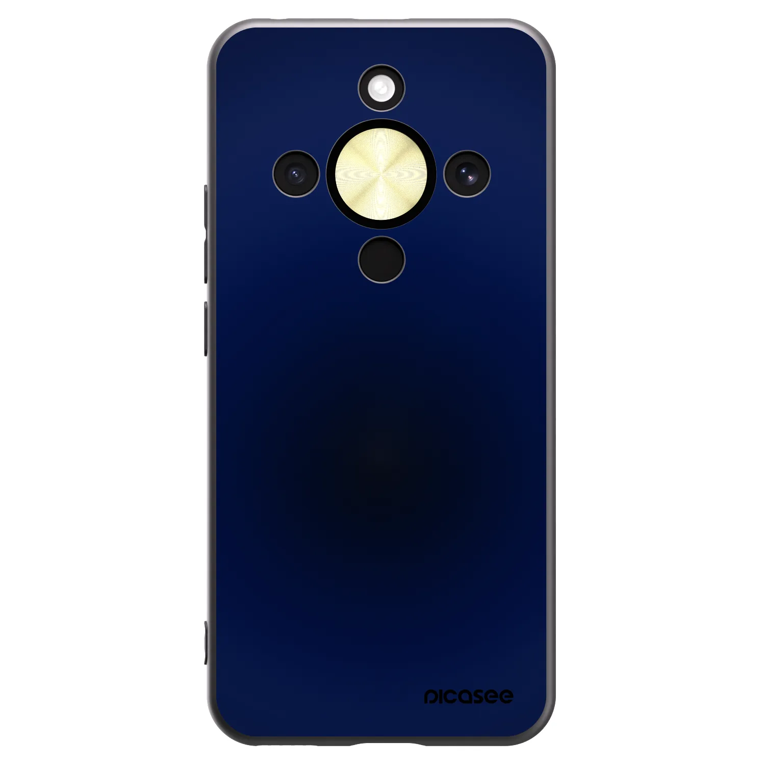 Picasee silikonový černý obal pro Honor Magic8 Lite 5G - Deep Ocean