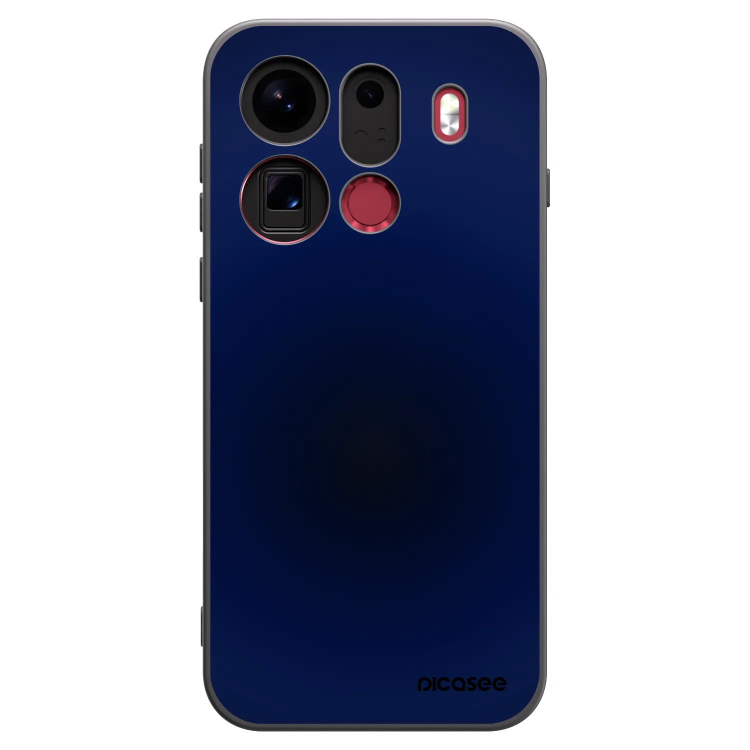 Picasee silikonový černý obal pro OPPO Find X9 Pro - Deep Ocean