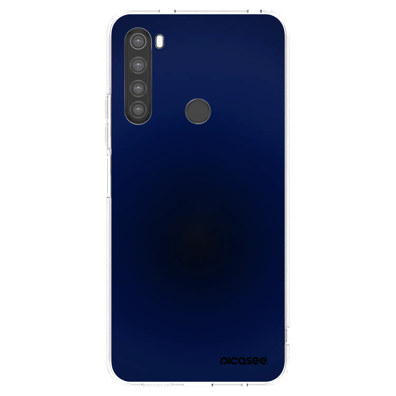 Picasee silikonový průhledný obal pro Xiaomi Redmi Note 8 - Deep Ocean