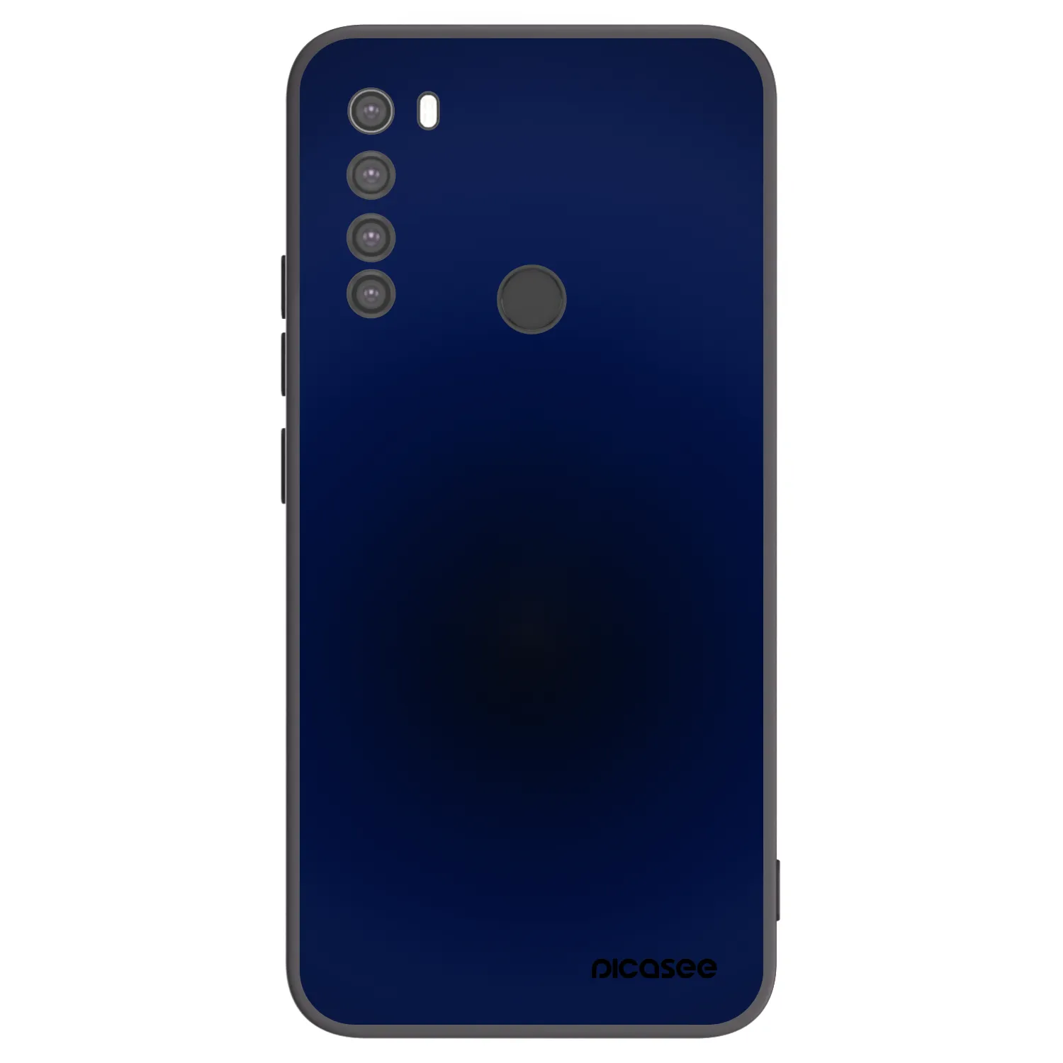 Picasee silikonový černý obal pro Xiaomi Redmi Note 8 - Deep Ocean