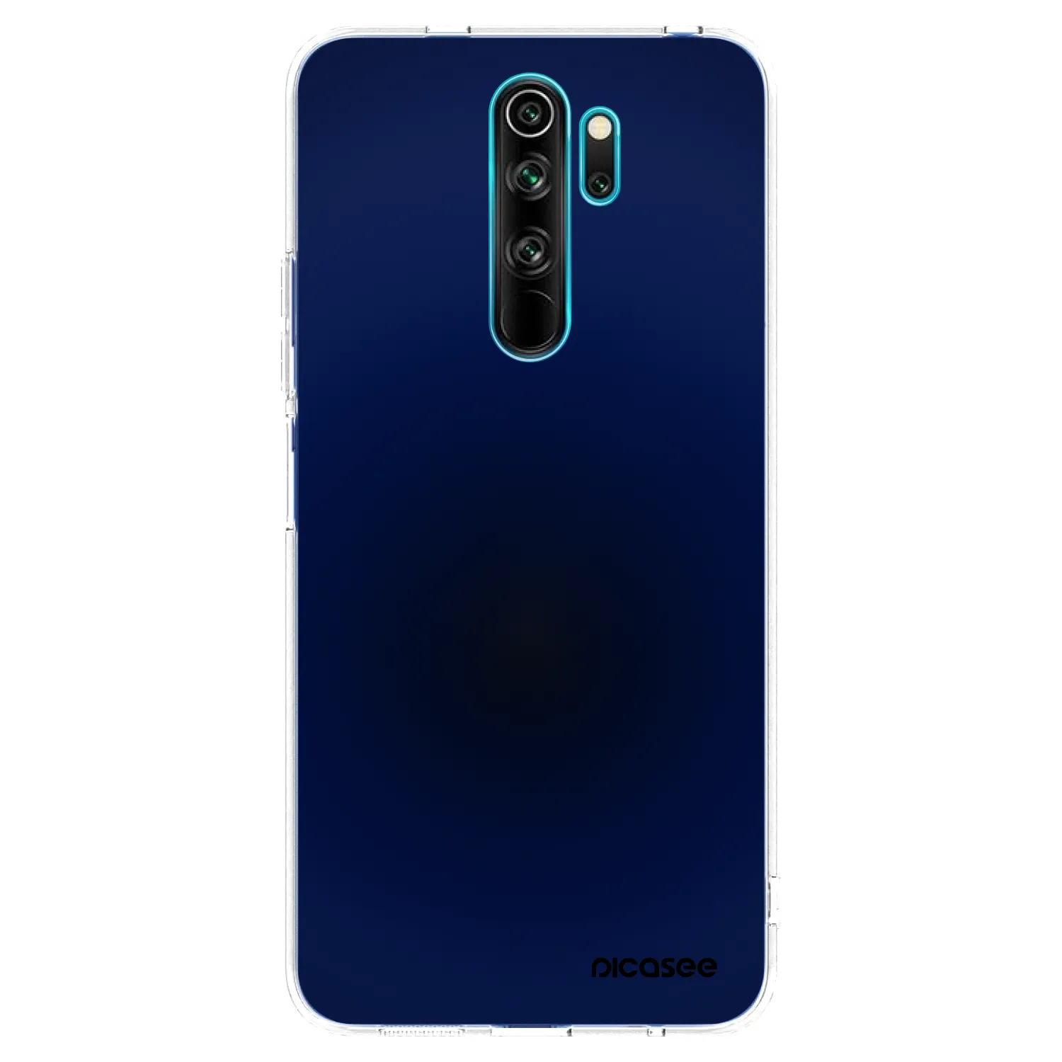 Picasee silikonový průhledný obal pro Xiaomi Redmi Note 8 Pro - Deep Ocean