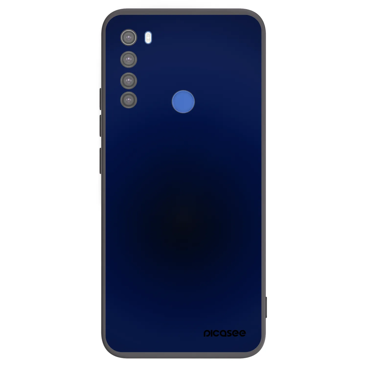 Picasee silikonový černý obal pro Xiaomi Redmi Note 8T - Deep Ocean