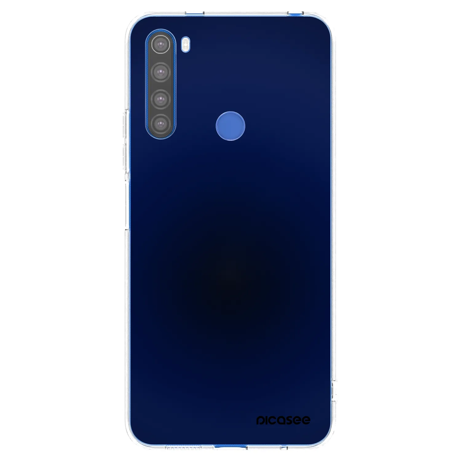 Picasee silikonový průhledný obal pro Xiaomi Redmi Note 8T - Deep Ocean