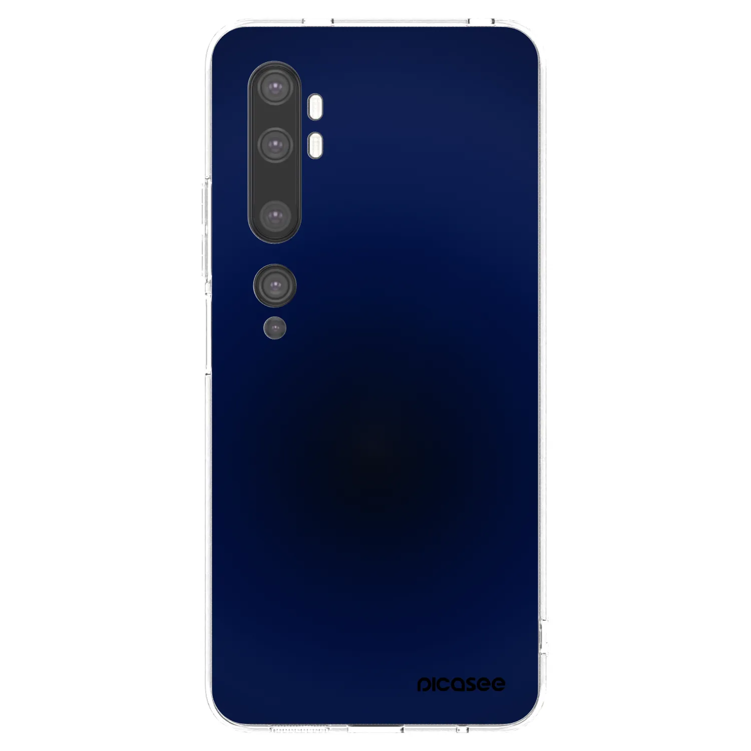 Picasee silikonový průhledný obal pro Xiaomi Mi Note 10 (Pro) - Deep Ocean