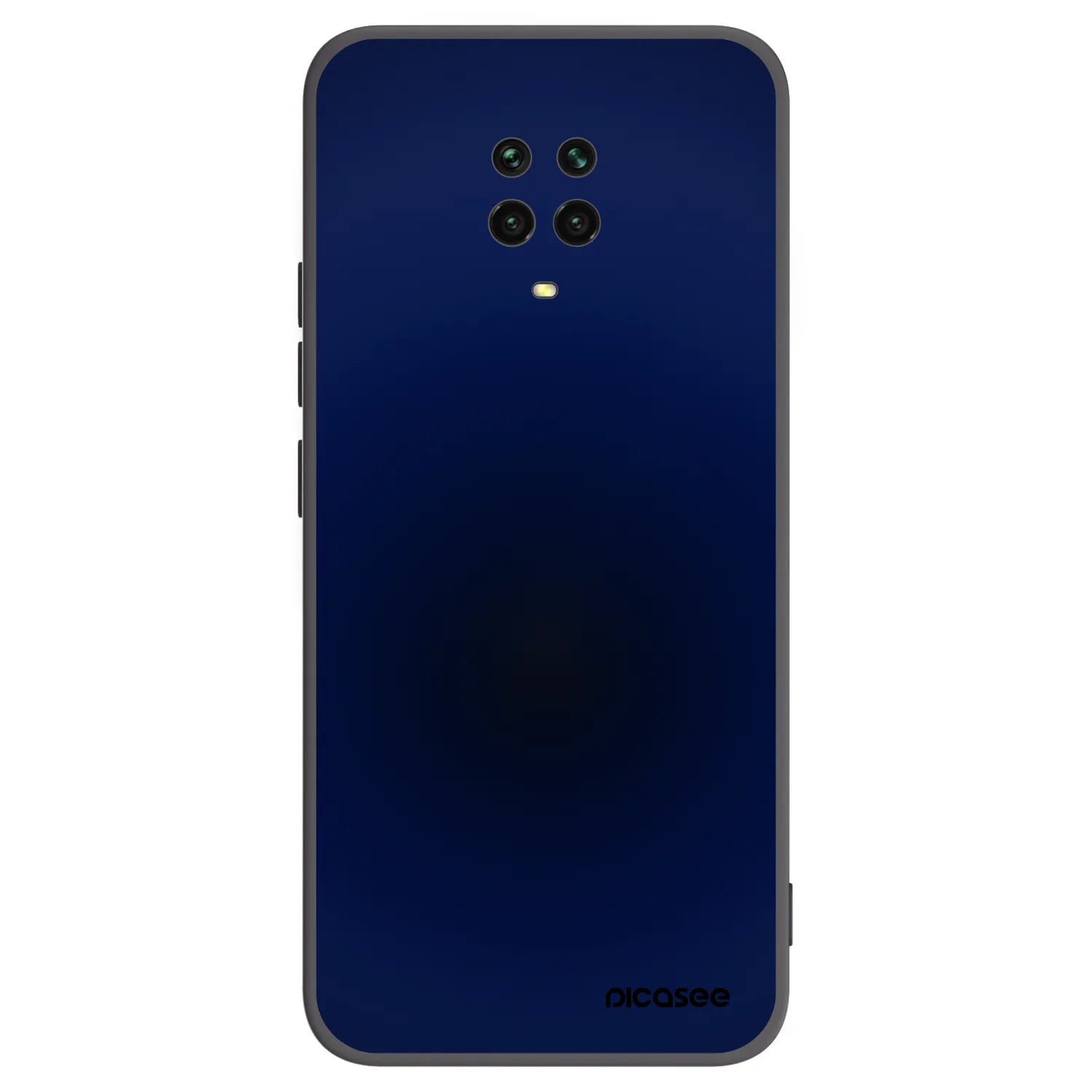 Picasee silikonový černý obal pro Xiaomi Redmi Note 9 Pro - Deep Ocean