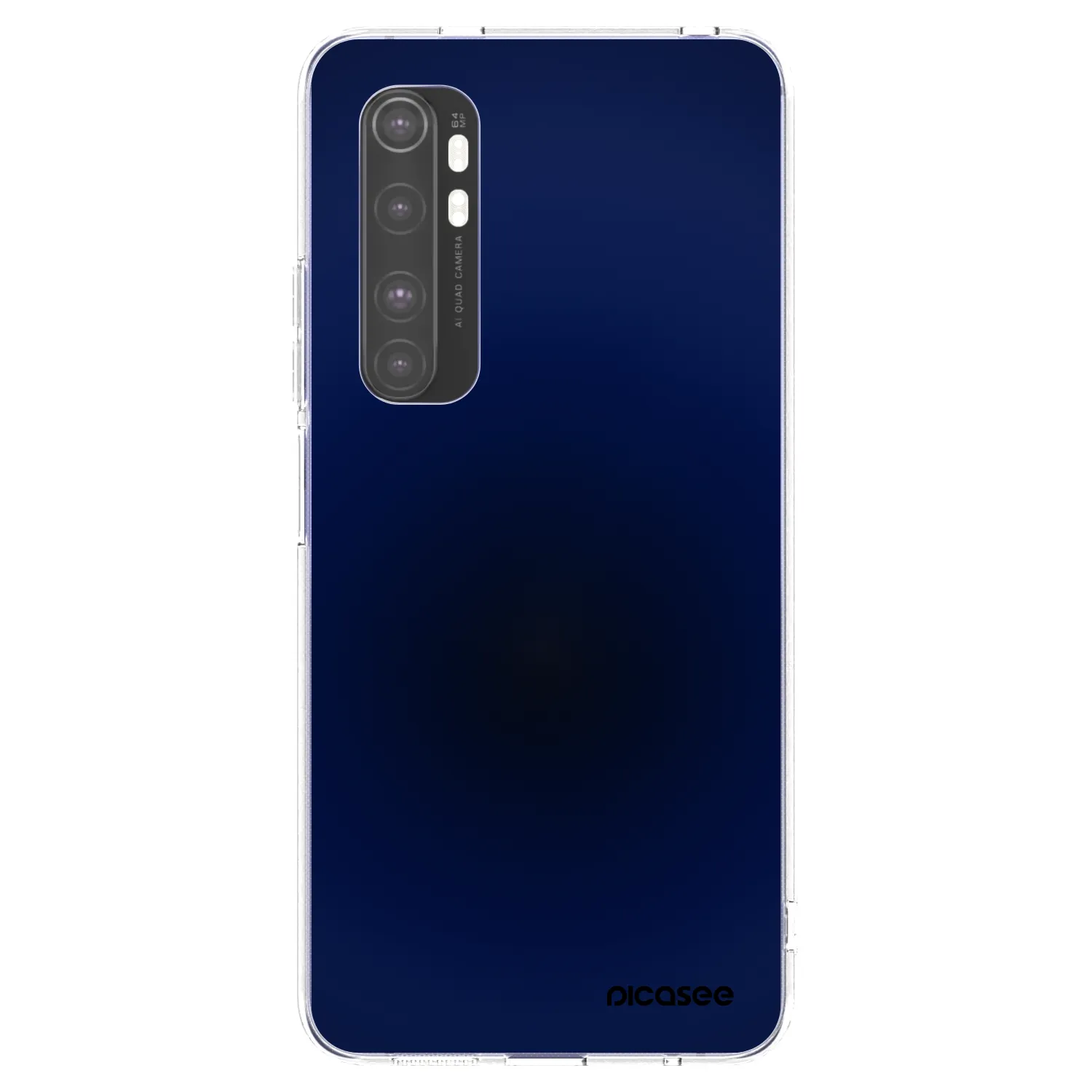 Picasee silikonový průhledný obal pro Xiaomi Mi Note 10 Lite - Deep Ocean