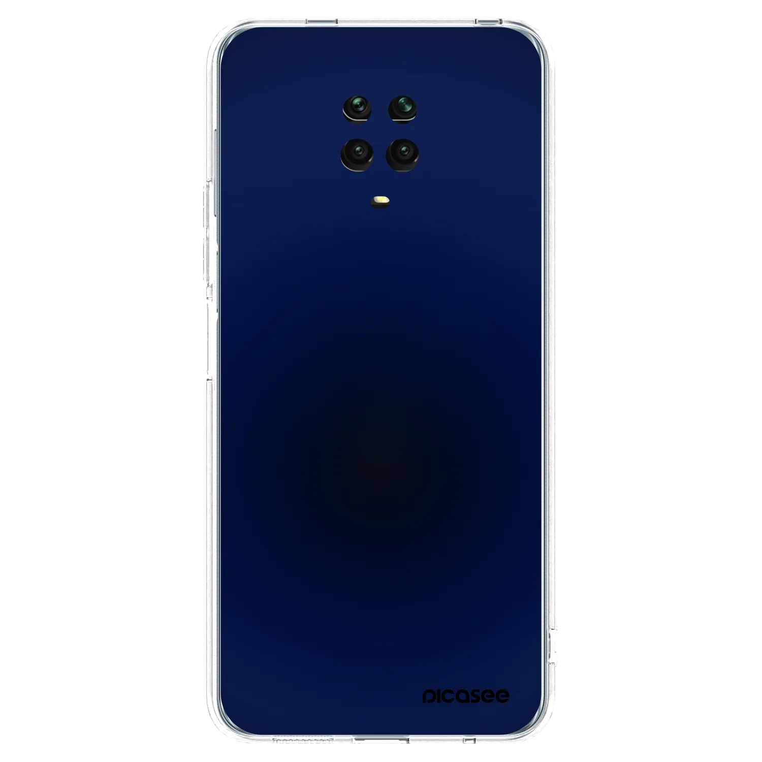 Picasee silikonový průhledný obal pro Xiaomi Redmi Note 9S - Deep Ocean