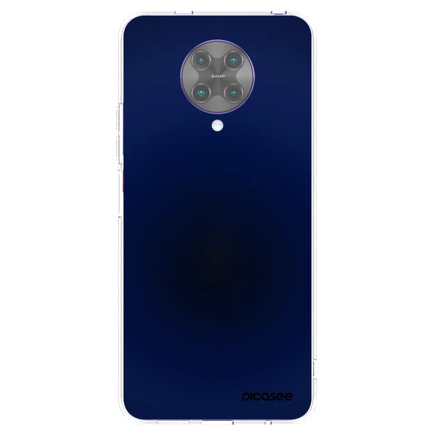 Picasee silikonový průhledný obal pro Xiaomi Poco F2 Pro - Deep Ocean