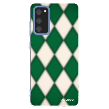 Picasee silikonový průhledný obal pro Samsung Galaxy S20 FE - Emerald Diamond