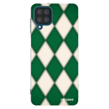 Picasee silikonový průhledný obal pro Samsung Galaxy A12 A125F - Emerald Diamond