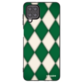 Picasee silikonový černý obal pro Samsung Galaxy A12 A125F - Emerald Diamond
