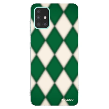Picasee silikonový průhledný obal pro Samsung Galaxy M31s - Emerald Diamond