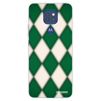 Picasee silikonový průhledný obal pro Motorola Moto G9 Play - Emerald Diamond