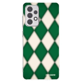 Picasee silikonový průhledný obal pro Samsung Galaxy A52 5G A525F - Emerald Diamond