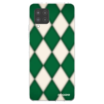 Picasee silikonový průhledný obal pro Samsung Galaxy A42 A426B - Emerald Diamond