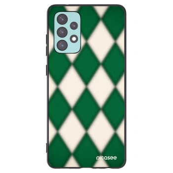 Picasee silikonový černý obal pro Samsung Galaxy A72 A725F - Emerald Diamond