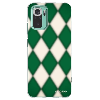 Picasee silikonový průhledný obal pro Xiaomi Redmi Note 10 Pro - Emerald Diamond