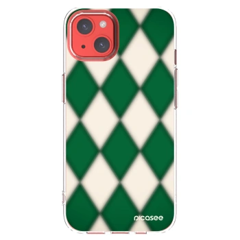 Picasee silikonový průhledný obal pro Apple iPhone 13 - Emerald Diamond