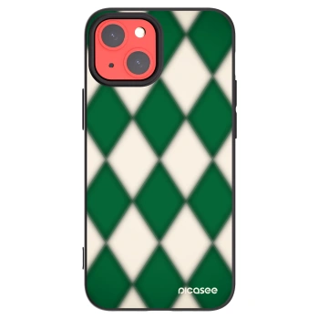 Picasee silikonový černý obal pro Apple iPhone 13 mini - Emerald Diamond