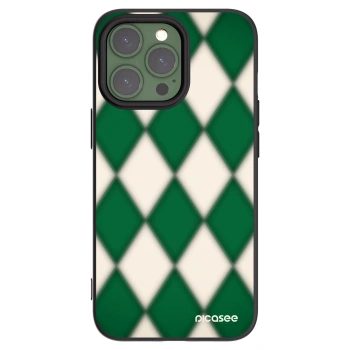 Picasee silikonový černý obal pro Apple iPhone 13 Pro - Emerald Diamond