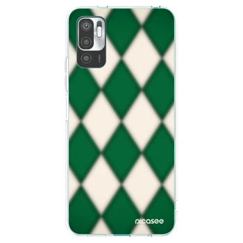 Picasee silikonový průhledný obal pro Xiaomi Redmi Note 10 5G - Emerald Diamond
