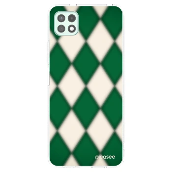 Picasee silikonový průhledný obal pro Samsung Galaxy A22 A226B 5G - Emerald Diamond