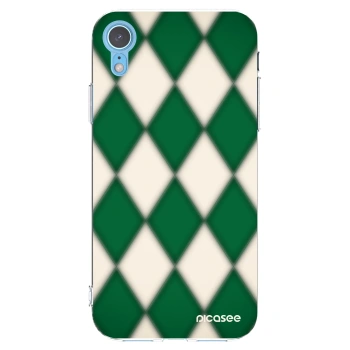 Picasee silikonový průhledný obal pro Apple iPhone XR - Emerald Diamond