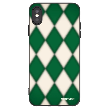 Picasee silikonový černý obal pro Apple iPhone XS Max - Emerald Diamond