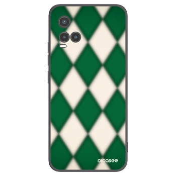 Picasee silikonový černý obal pro Vivo Y33s - Emerald Diamond