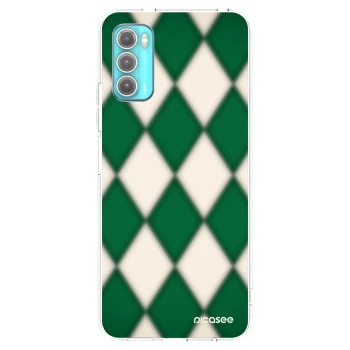 Picasee silikonový průhledný obal pro Motorola Moto G60 - Emerald Diamond