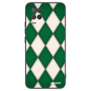 Picasee silikonový černý obal pro Realme 8 5G - Emerald Diamond